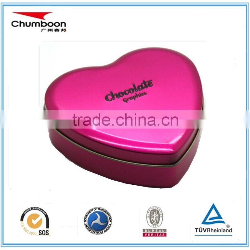 Heart shaped candy tins chocolate gift tin box
