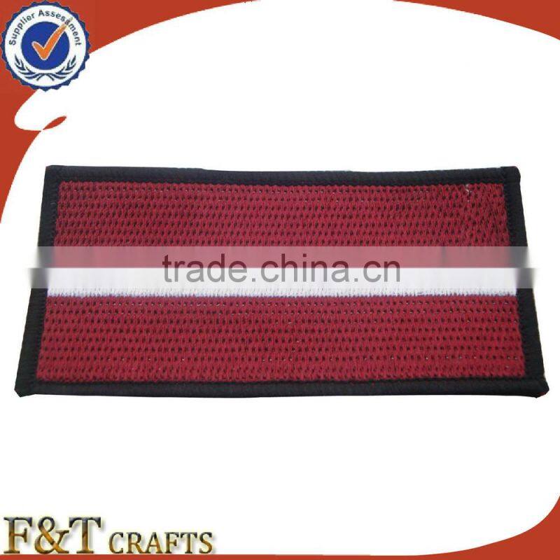 High quality custom souvenir embroidery patch/embroidery biker patch/self-adhesive embroidery patch