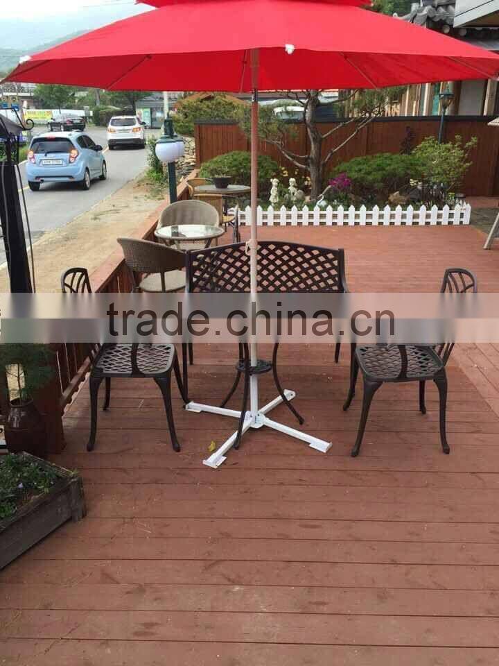 Wholesale garden treasures outdoor furniture patio table set China manufacurer