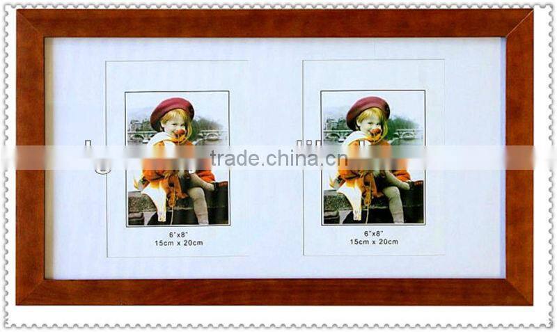 wooden digital photo frame