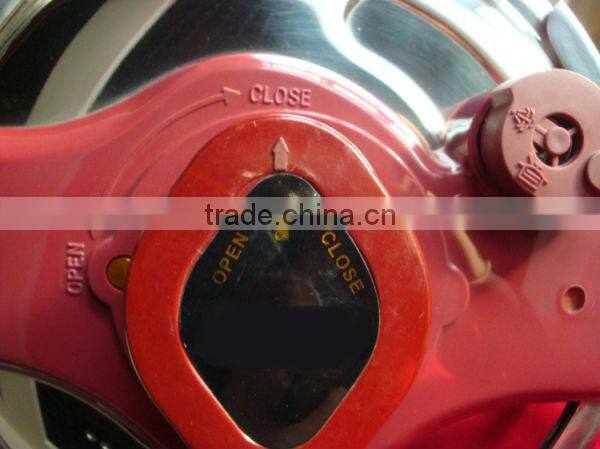 professional stainless steel cookware, sandwich bottom, suitable to gas stove & induction cooker, DSA22cm 6L