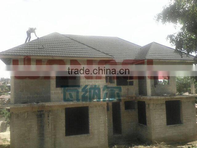 2016 Building Material Classical Colorful Stone Coated Metal Roof Tile in China