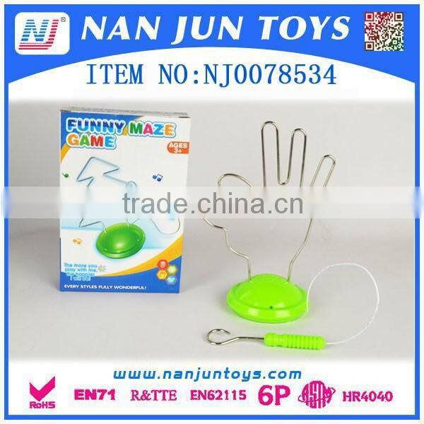 Funny electric touch maze game