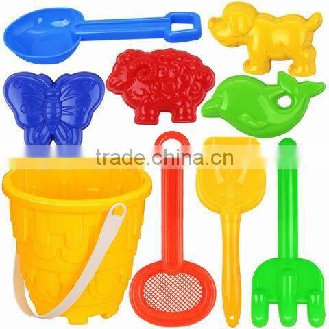 2015 new item summer toys 9pcs 20pcs sand beach toy
