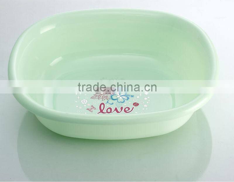 wholesale high grade small size plastic rectangular basin cup ,palstic wash basin ,plastic foot basin