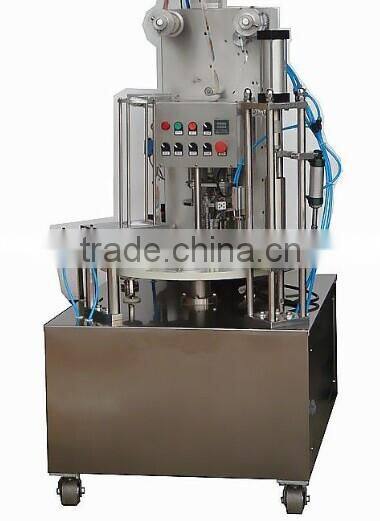 Rotary K-cup coffee capsule filling sealing machine