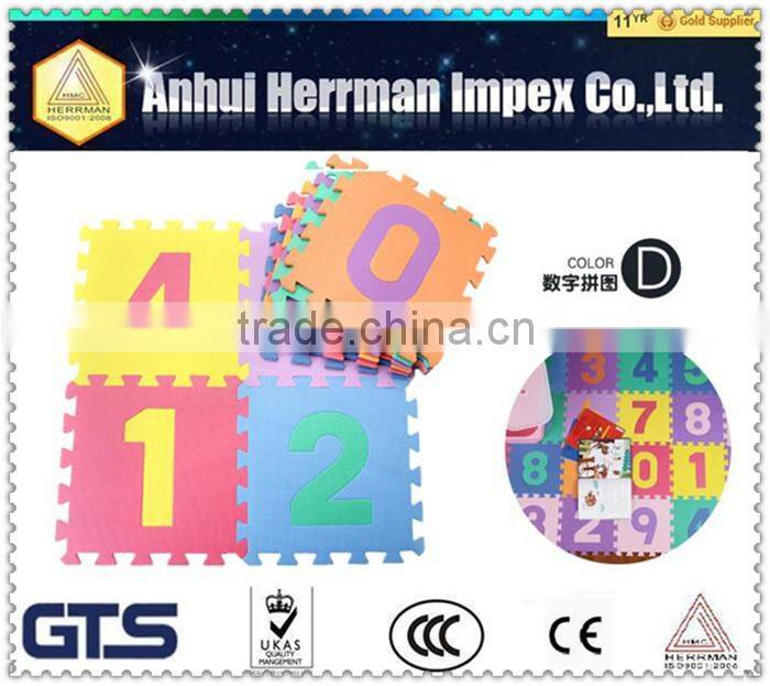 Hot Sell High Quality EVA floor puzzle mat Children