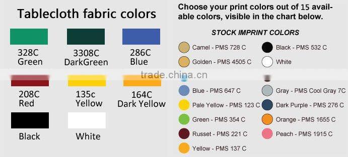 Imprinting Fabric Pop Up Tent Banner Fabric 440 Table Throw Fabric
