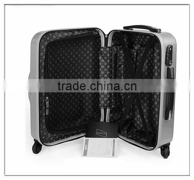 carry on fashion abs pc trolley luggage