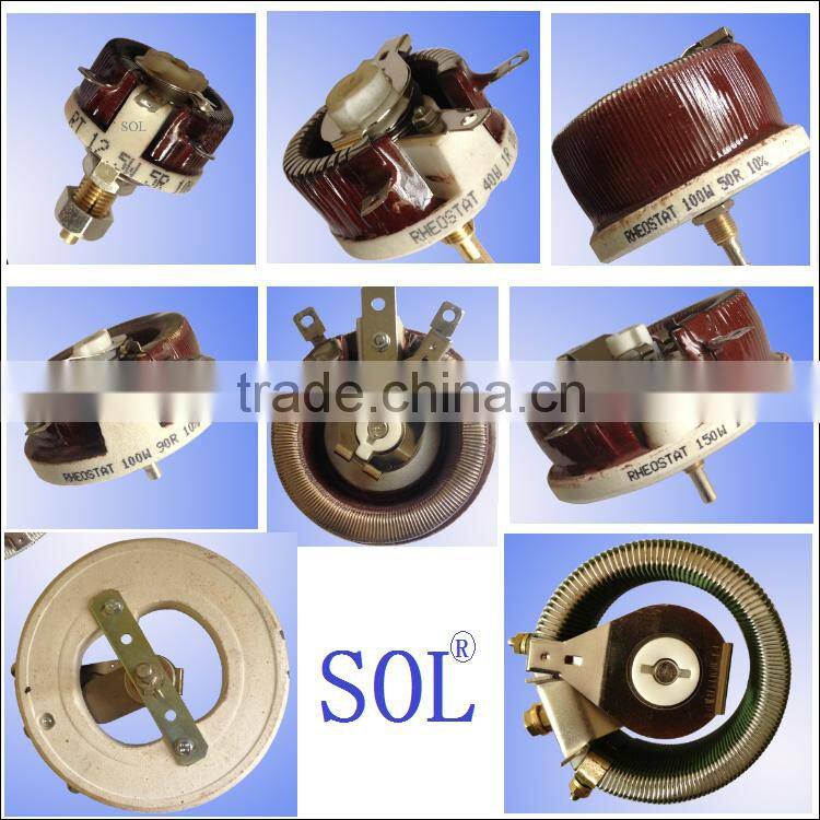 SOL-12W-300W vishay rheostat 50W theostat variable reactance attenuator wirewound potentiometer Rheostat resistor - BC1
