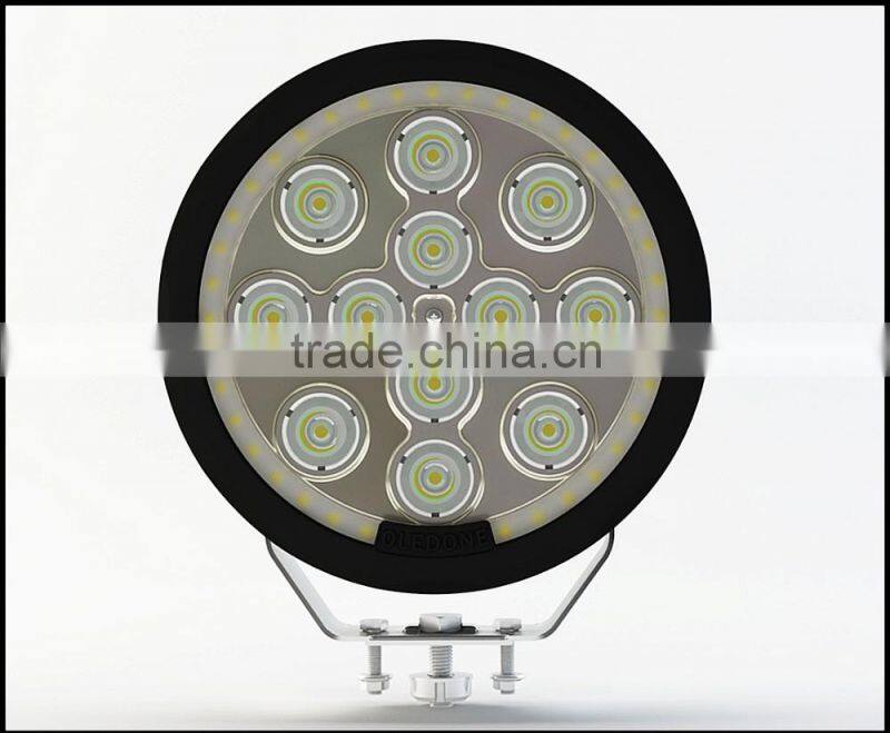 Factory direct offer Oledone IP68 120W SUV spot light ATV UTV Tractor truck offroad LED working light with E-MARK