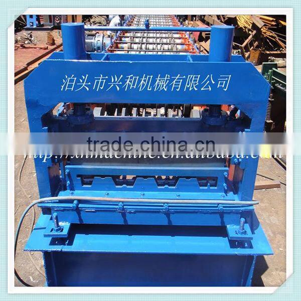0.8 - 1.5mm Steel Deck Roll Forming Machine For Floor Decking Sheets