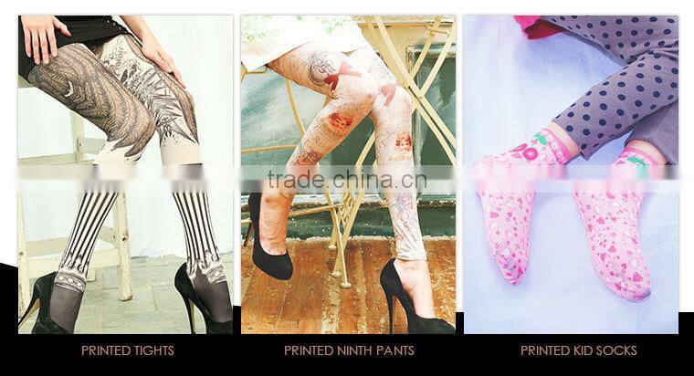 Plain designer socks custom lion printed mens socks ankle