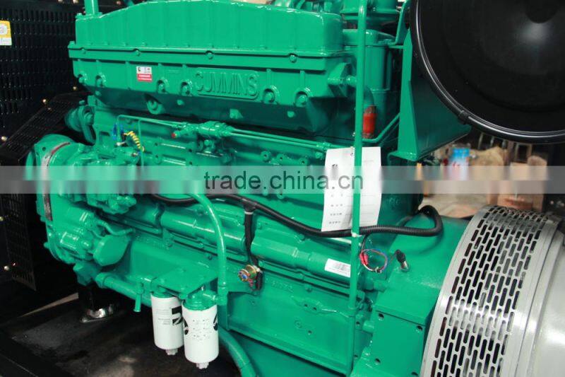 Factory price,350kva/280kw generator 50hz/60hz powered by Cummins engine with four-wheeled trailer