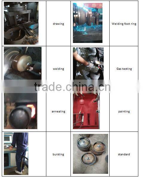 12.5kg 26.5L lpg gas cylinder