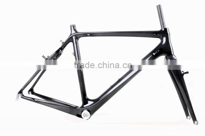 DENGFU Hot Selling cyclo cross frame, carbon cyclocross bicycle, cx carbon frame for sales FM058