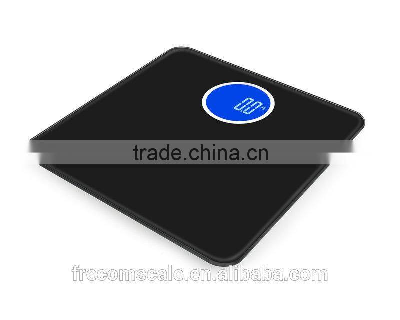 180kg High precision electronic bathroom weighing scale, digital round lcd back display weighing scale