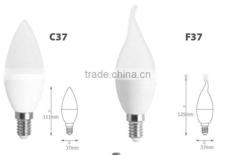 5W led lamp light bulb replacement Candle LED Light E14 E27 LED Candle light