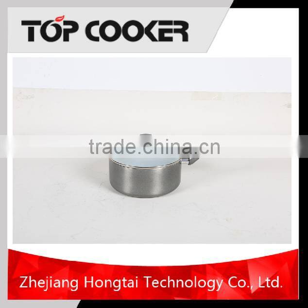 pressed aluminum high temperature coating milk pan