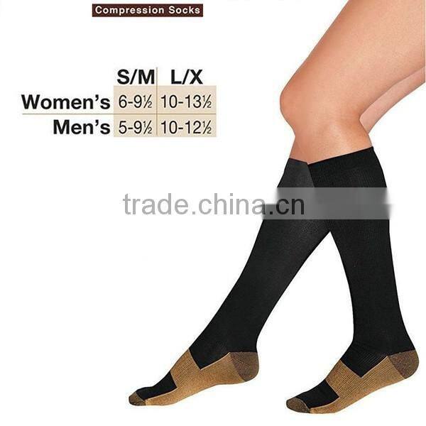 Hot Sale! High Quality Unisex Anti Fatigue Medical Compression Socks