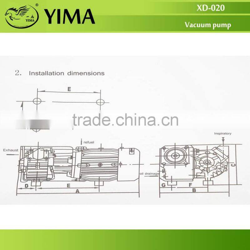 XD-020 Rotary vane small Vacuum Pump