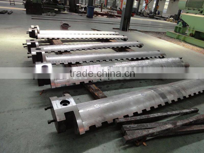 Fabrication service AISI 4130 forging segment plate for mandrel shaft of coil processing line spare parts