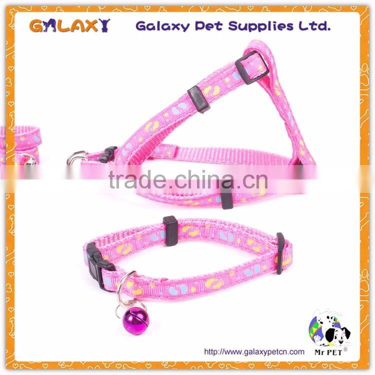 Fashionable Dog Pet Nylon Rope Nylon Collar And Leash