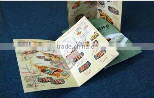 menu book design