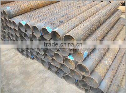 Production of bridge filter pipe of well pipe bridge well pipe