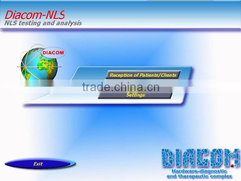 2016 Best selling 3d nls quantum resonance magnetic body health analyzer