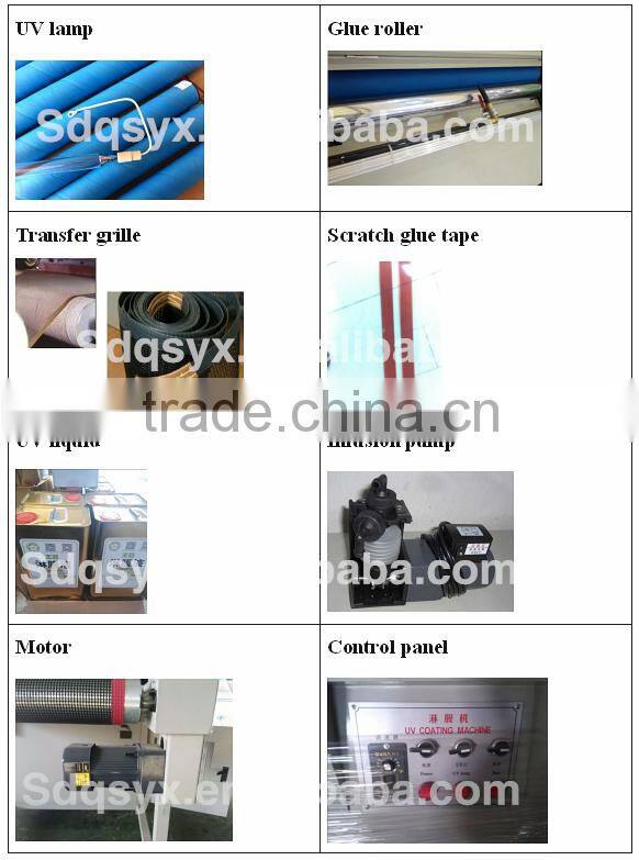 480 UV coating machine for photo album/480mm width uv coating machine