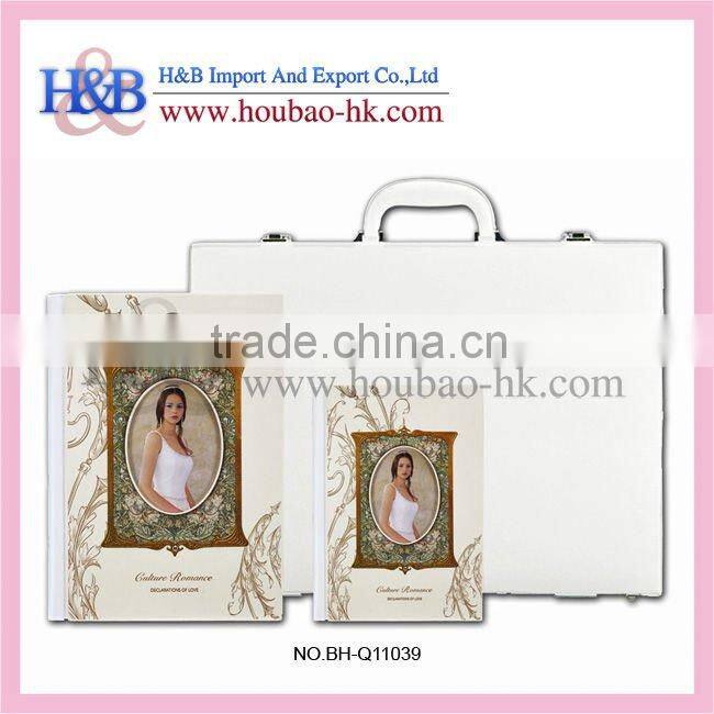 Hot Sale H&B 8*12 ,12*18 hardcover wedding photo album