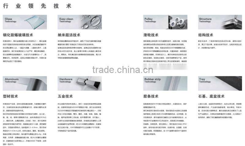 Frameless Glass Shower Screen China