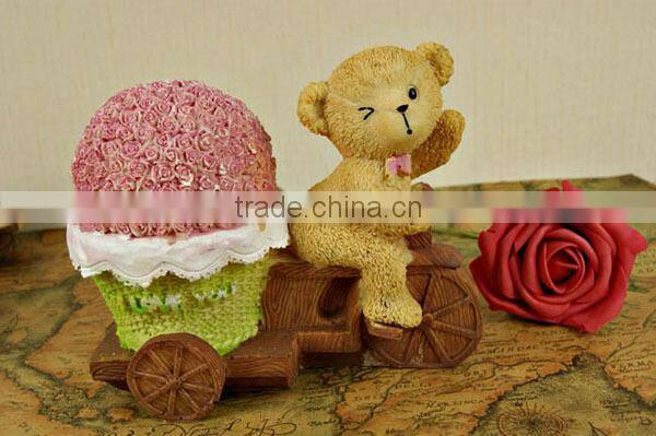 Resin Spring Bunny on Carrot 2 Asst