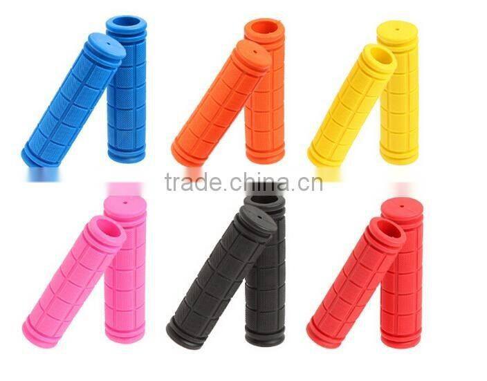 Cycling Fixed Gear Fixie Grips MTB Mountain Bike Bicycle Handlebar Grips Soft Durable Rubber Cycle Parts/bike silicon handlebar