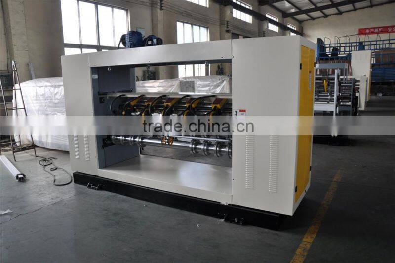 JGTB-06005 carton box making machine/thin blade slitting machine/corrugated cardboard thin blade slitter scorer machine