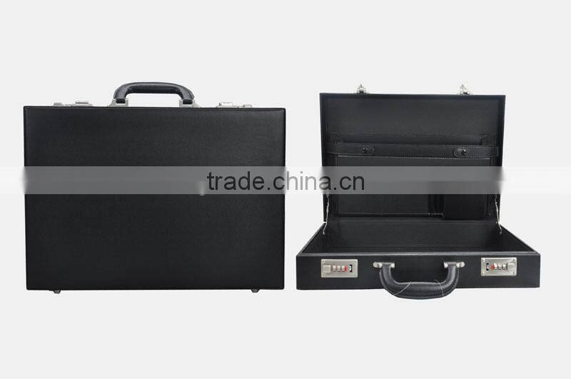 Large Expandable Leather Attache Case suitcase parts for best business ideas 8025A140001