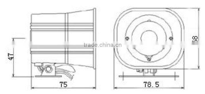 electronic siren for sales