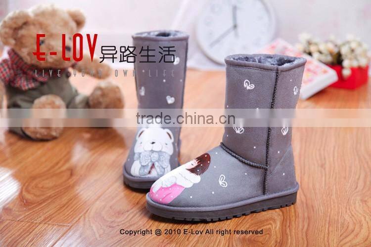 NO.U002G Latest design women winter shoes/Women shoes winter/Ladies winter shoes