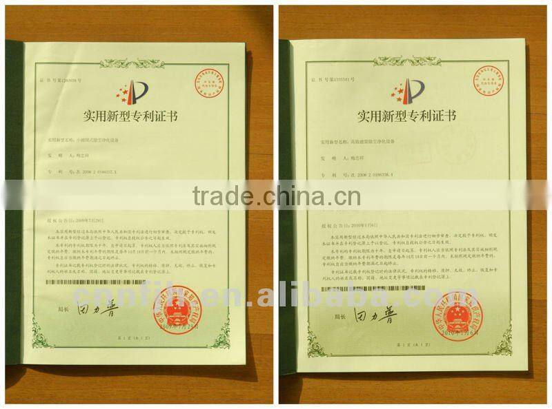 High Effiency TUOER-B-II type Industrial Pulse Jet Cartridge Flour Toner Catching System