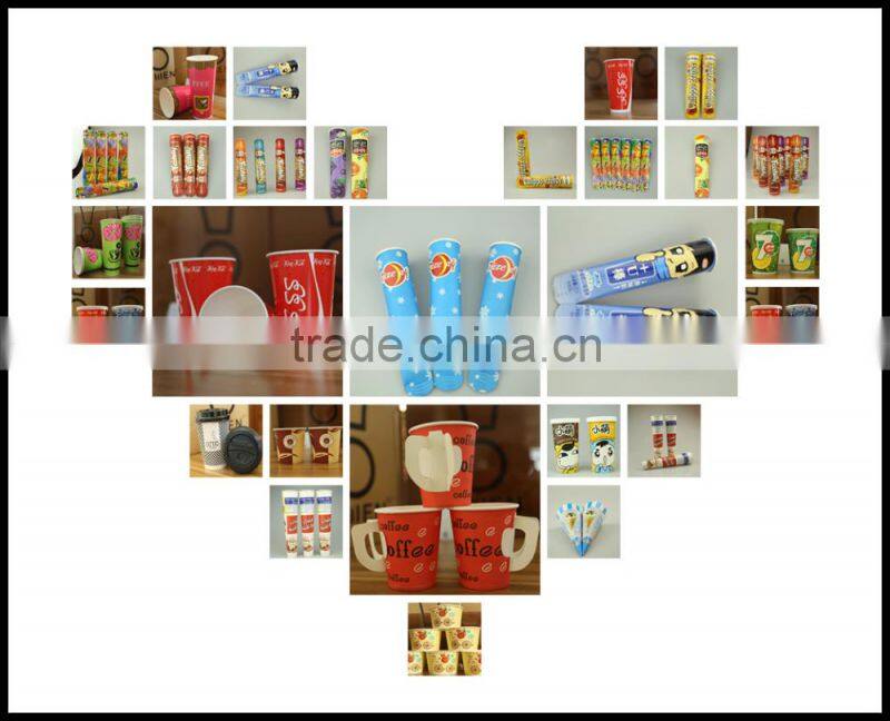 New Design Logo printed Paper Cup With Handle