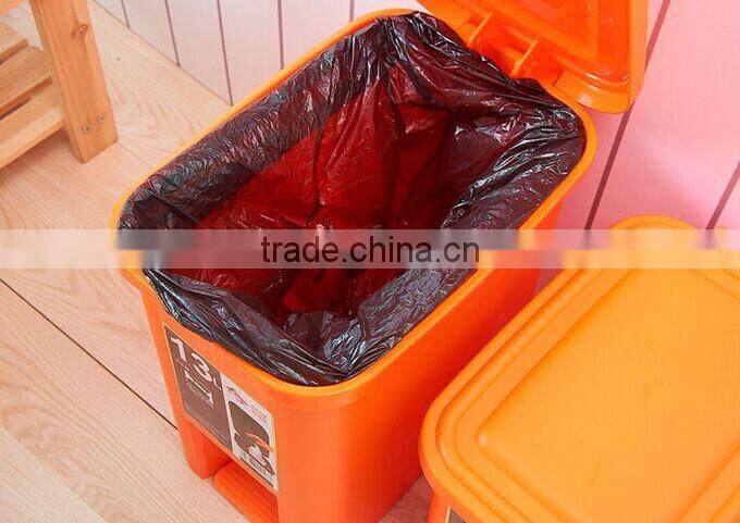 30L new design plastic foot pedal waste bin