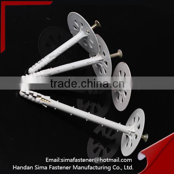 Wall building insulation plastic nail