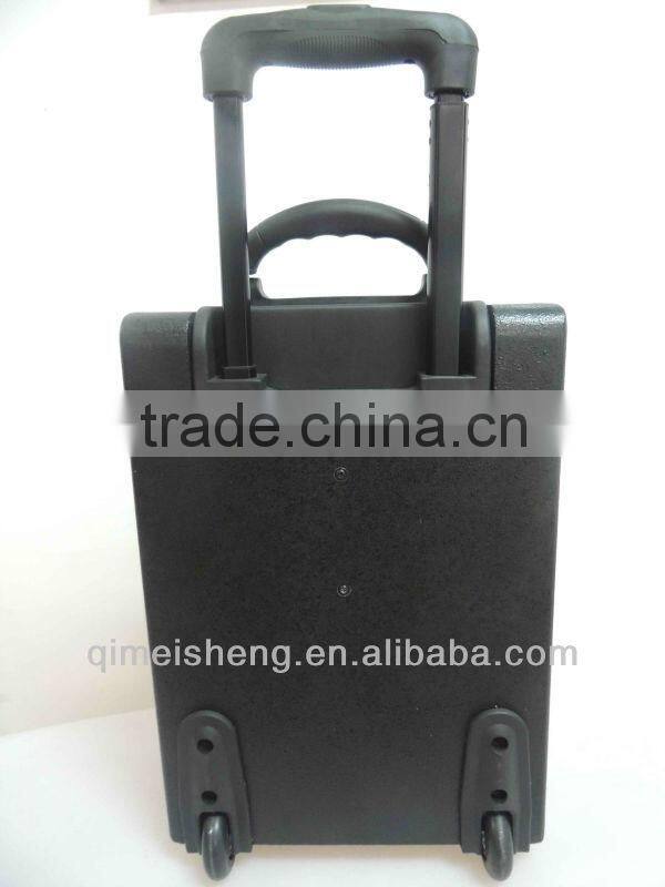 Double 6" subwoofer portable speaker with USB/SD/FM/Wireless Mic/Guitar input/Remote control