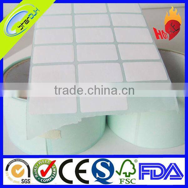 blank sticker paper roll