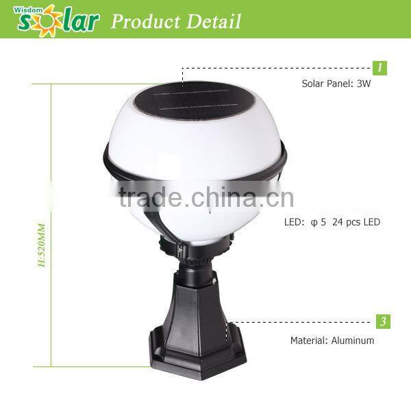 Ball solar light 5000hrs led solar garden decorative light,solar powered decoration garden balls light(JR-2012)
