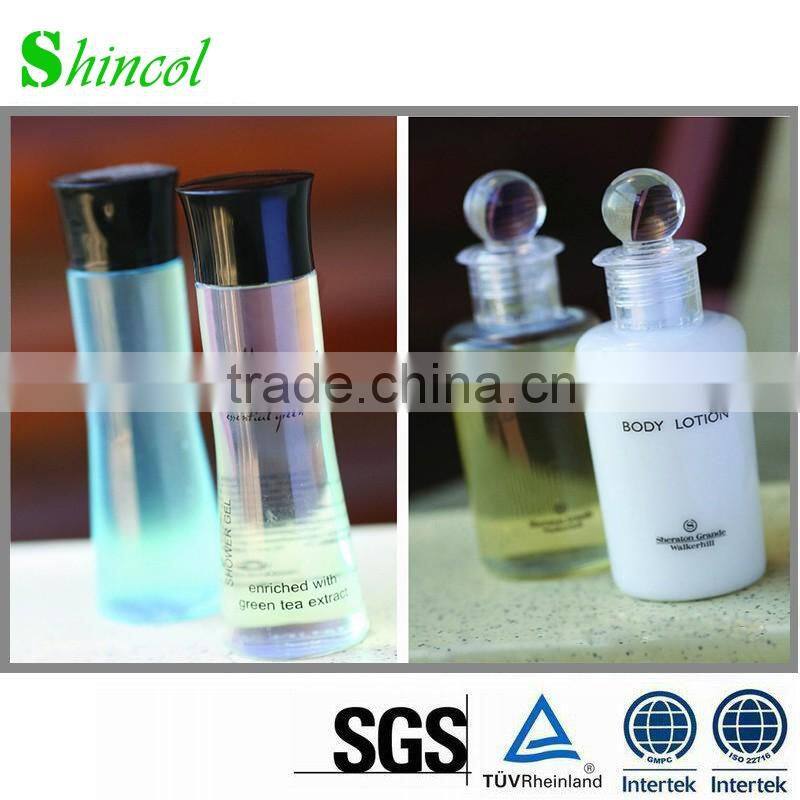 GMPC ISO hotel supply disposable hotel amenities shampoo and bath gel