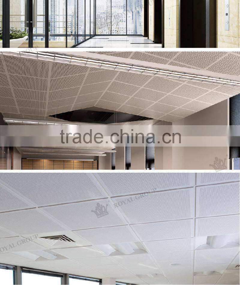 Colorful Perforared Gypsum Ceiling Tiles (RSR001)