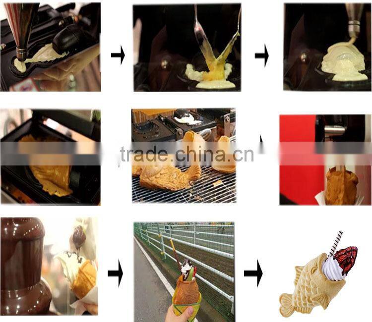 Wholesale Korea Snack Big fish grill machine