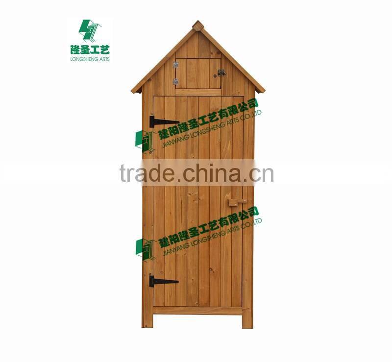 Wooden garden shed